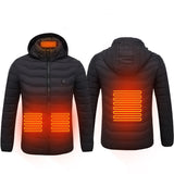 New Heated Jacket Coat USB Electric Jacket Cotton Coat Heater