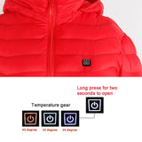 New Heated Jacket Coat USB Electric Jacket Cotton Coat Heater