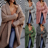 Thick Sweater Cardigan For Women