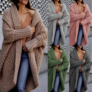 Thick Sweater Cardigan For Women