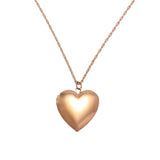 Blank Thermal Transfer Supplies Peach Heart Round Love Necklace Pendant