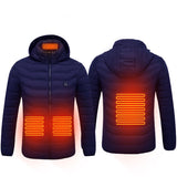 New Heated Jacket Coat USB Electric Jacket Cotton Coat Heater