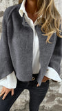 Women's Batwing Sleeve Cardigan  Loose Short Cashmere  Coat