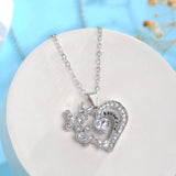 Ins Butterfly Love Necklace With Rhinestones