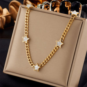 Fashion Minority Design Temperament Wild Five-pointed Star Necklace