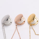 Blank Thermal Transfer Supplies Peach Heart Round Love Necklace Pendant