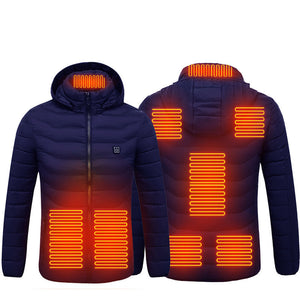 New Heated Jacket Coat USB Electric Jacket Cotton Coat Heater