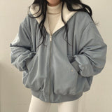 Simple, Loose And Thickened Cotton Coat