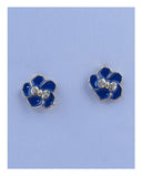 Flower stud earrings