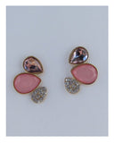 Faux stone earrings