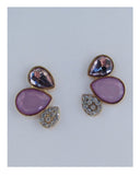 Faux stone earrings