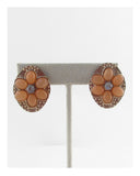 Faux stone Clip on earrings