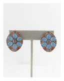 Faux stone Clip on earrings