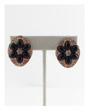 Faux stone Clip on earrings