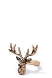 Chic modern stretchable deer ring