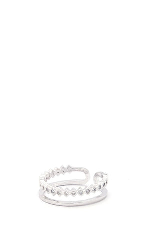 Rhinestone Metal Ring