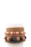 Semi Precious Stone Bracelet Set