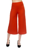 Solid Wide Leg Pants