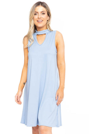 Sleeveless, Short A-line Dress