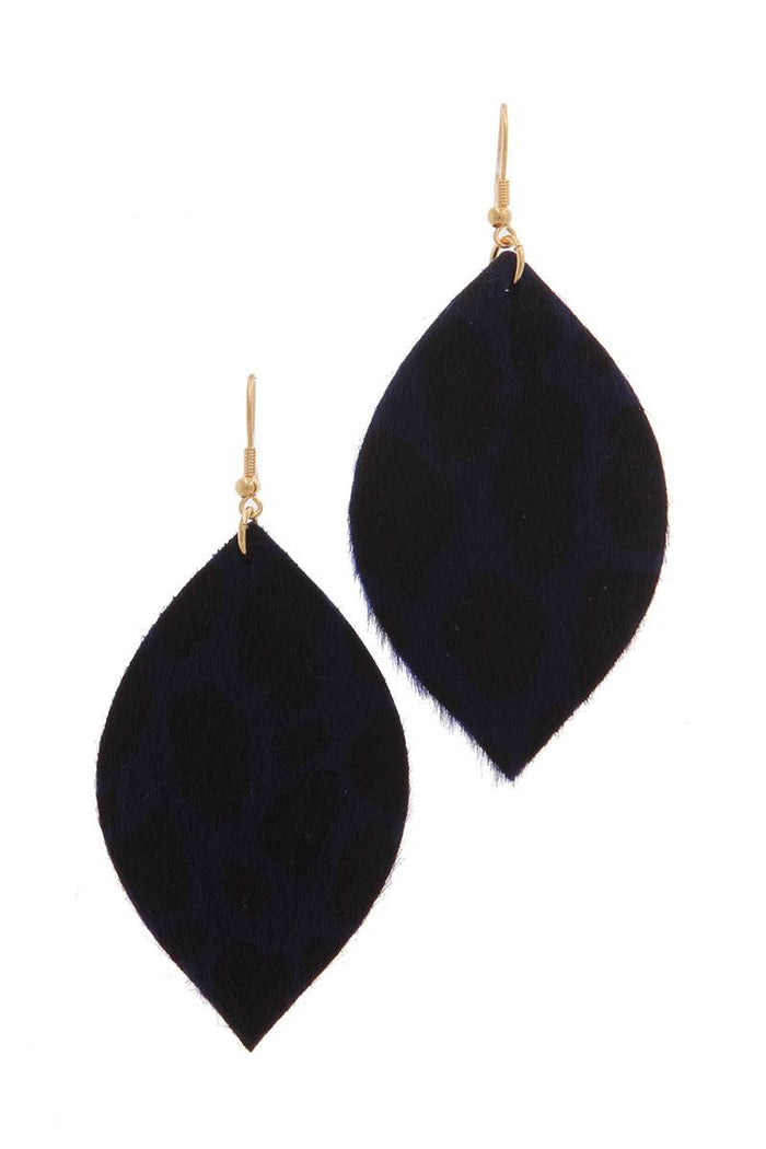 Animal Print Drop Earring