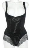 Mesh With Floral Lace Shapewear Bodysuit