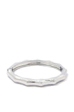 Bamboo Shape Metal Bangle Bracelet