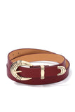 Metal Buckle Pu Leather Belt