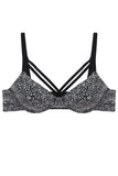 Caged Plunge Bra W/ Underwire