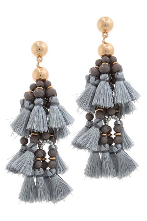 Designer Tassel Drop Earring