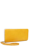 Fashion Solid Color Long Wallet