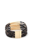 Animal Print Magnetic Bracelet