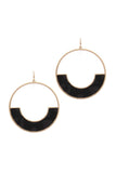 Circle Drop Earring