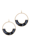 Circle Drop Earring