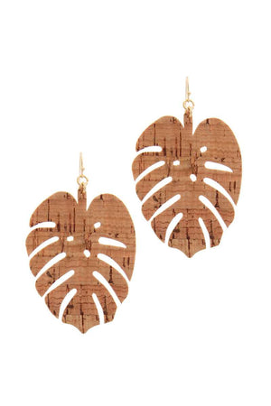 Tropical Leaf Drop Earring