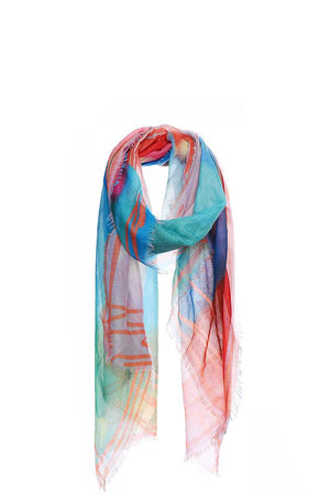 Soft Stylish Rainbow Color Scarf