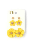 Flower Stud Earring Set