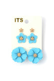 Flower Stud Earring Set