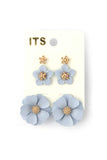 Flower Stud Earring Set