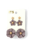 Flower Stud Earring Set