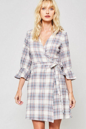 A Plaid Woven Dress