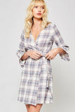 A Plaid Woven Dress