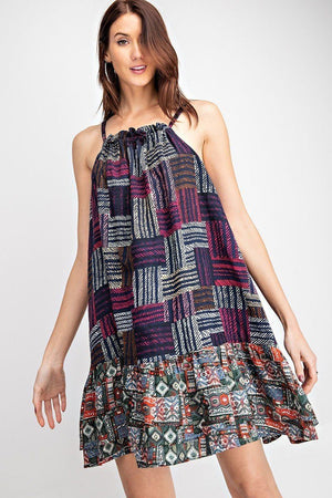 Cotton Voile Halter Dress