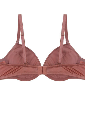 Shinny Push-up Plunge Bra