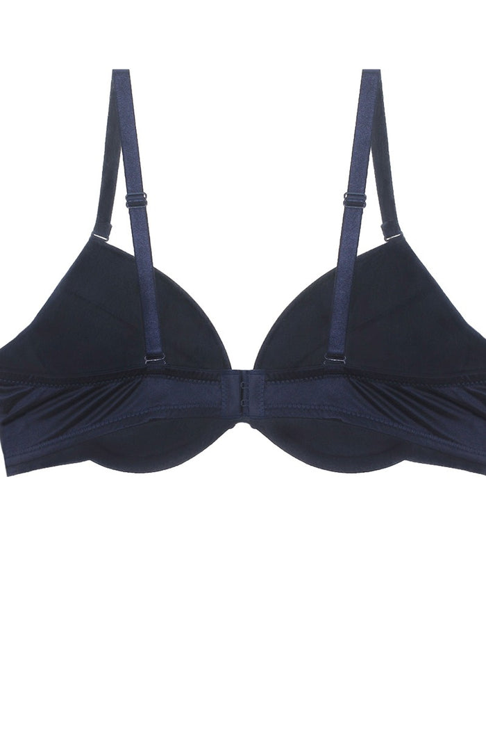 Shinny Push-up Plunge Bra