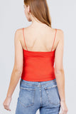 Elastic Strap Heavy Rib Tube Top