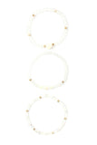 Fresh Water Pearl Beaded Stackable Bracelet Set