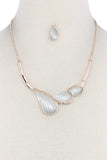 Two Tone Metal Necklace