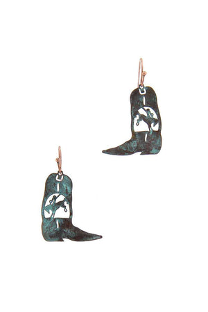 Cowboy Boot Earring