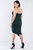 Plus Size A-symmetrical Scrunch Dress