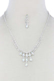 Rhinestone Teardrop Shape Necklace